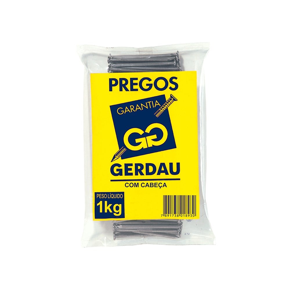 Prego Gerdau com Cabeça 20X30 Kg 117000154