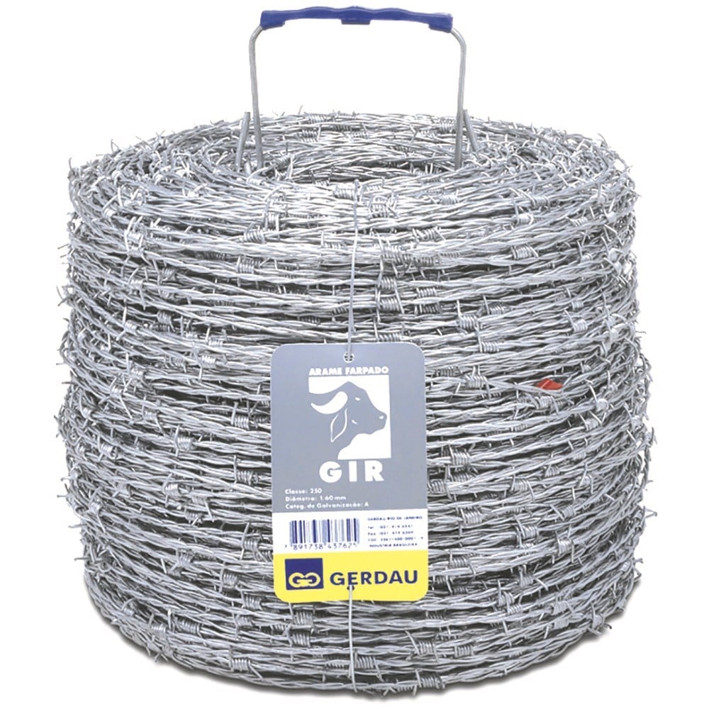 Arame Farpado Gerdau 1.60 "Gir" RL250m | 111001231