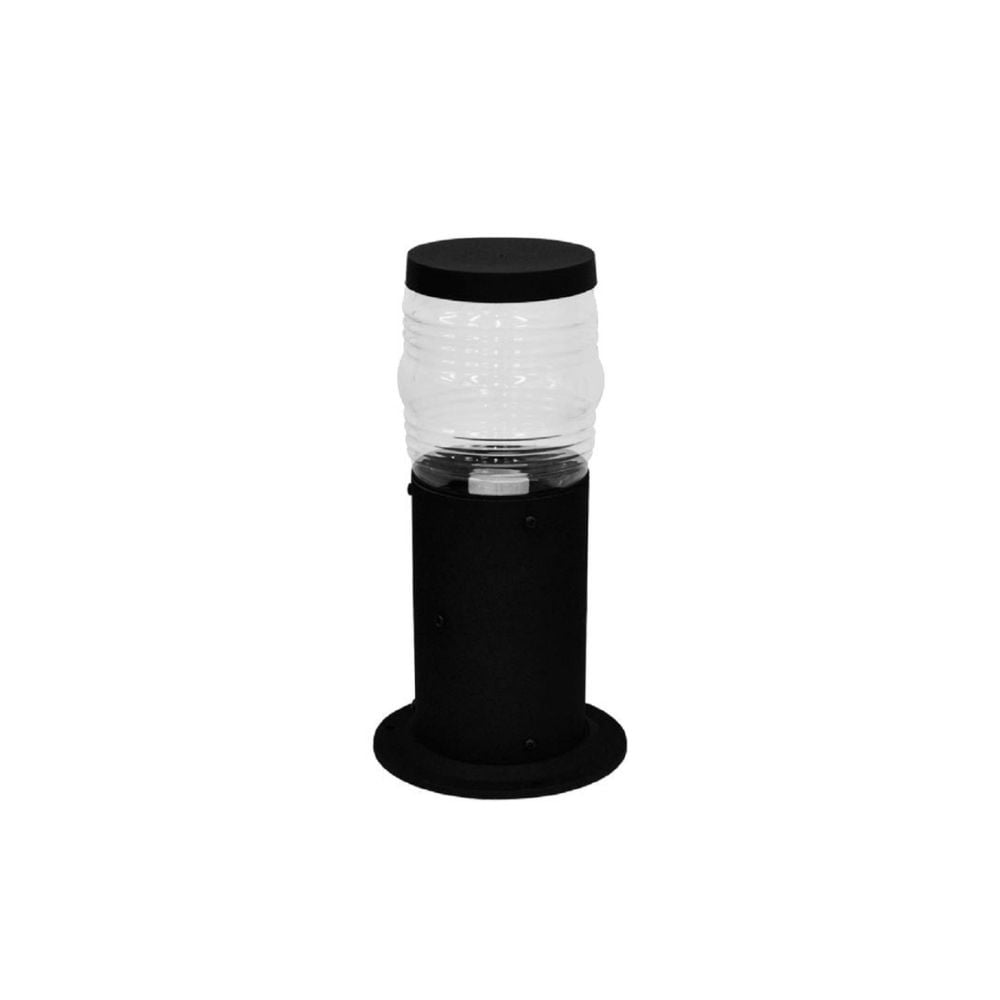 Poste Balizador Condulai PVC 30cm Preto Pos 030 Pt