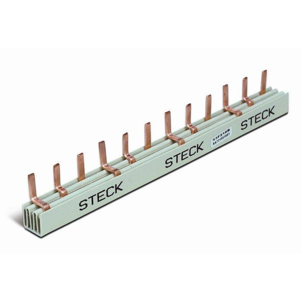 Barramento Steck Trifásico 3x18 Disjuntores DIN 80A S3F1000B