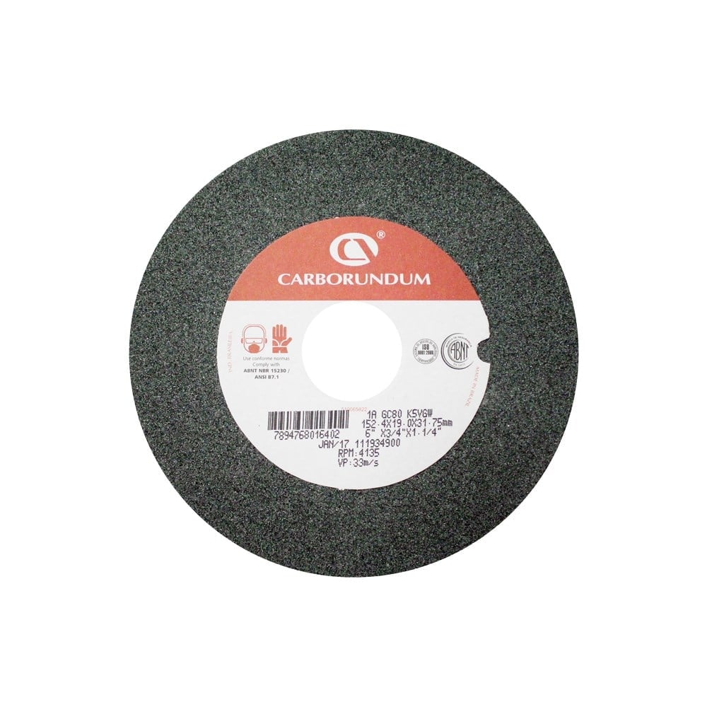 Rebolo Carborundum Widea 6x3/4"G 80 69083165839