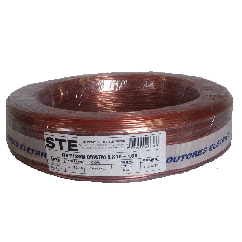 Fio Som Cristal Ste 1.00MM 2X16 Pr 721