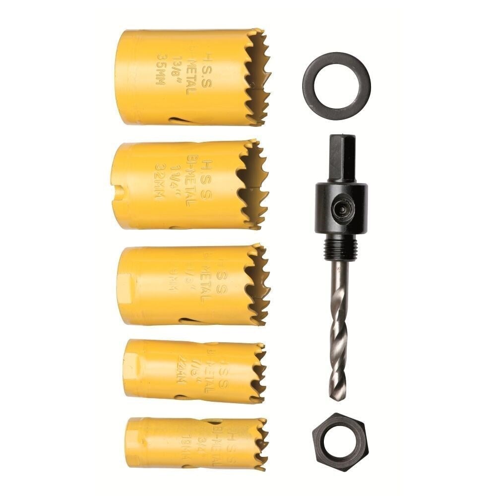 Serra Copo Multiuso Eda Bimetal 3/4"A 1.3/8" com 7 Peças 9JP