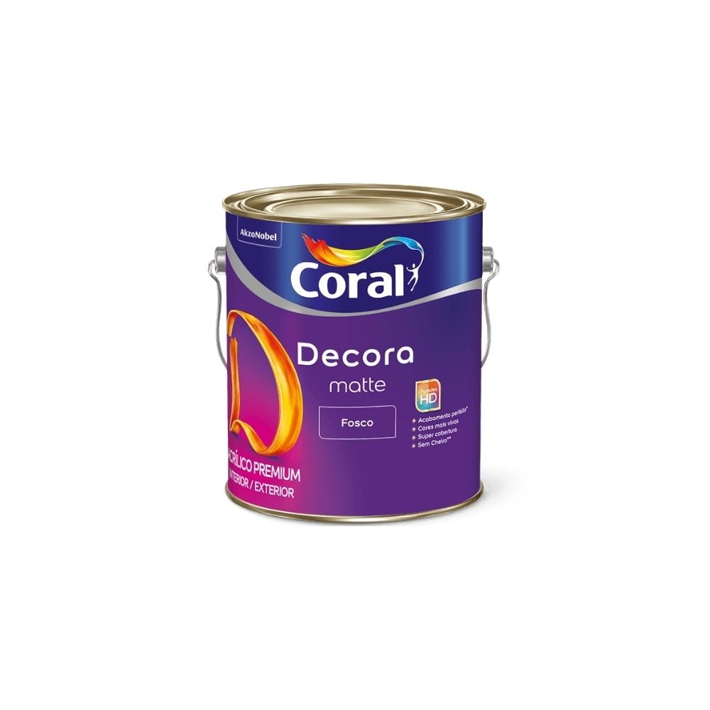 Tinta Acrílica Verde para Parede Fosca Coral 800ml – Capim-de-Cheiro - imagem 1