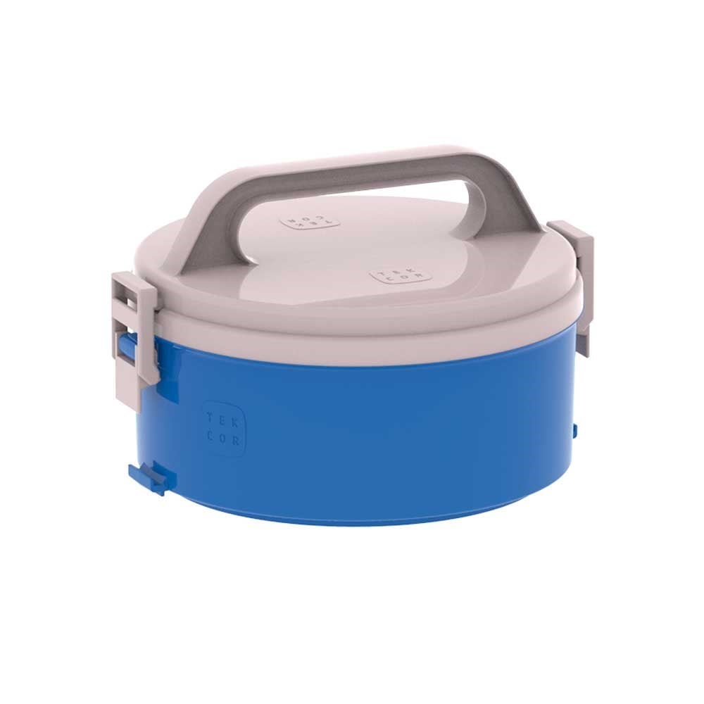 Marmita Térmica Tekcor com Presilha sem Divisão 1.5L Azul 09003.1289.05