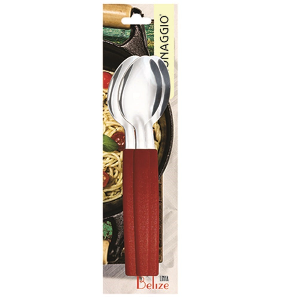 Colher Simonaggio Mesa Belize 3 Peças Vermelha 101.103.0101.007