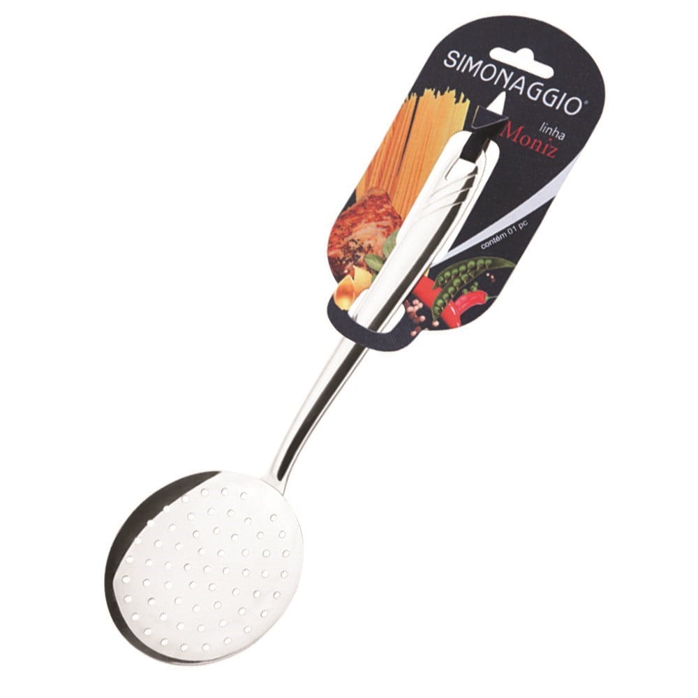 Escumadeira Simonaggio Moniz Inox Pequena 250.441.0412.300 - imagem 1
