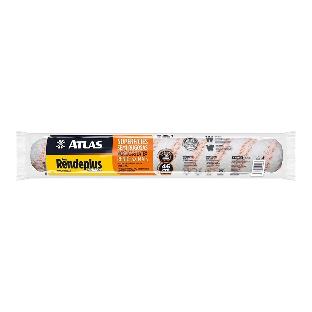 Rolo Lã Atlas Rendeplus 46cm AT927/19
