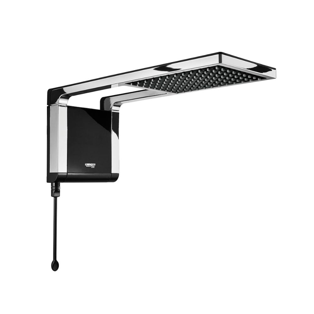 Ducha Lorenzetti Acqua Storm - Preta Cromada 127V 5500W | 7510056 - imagem 1