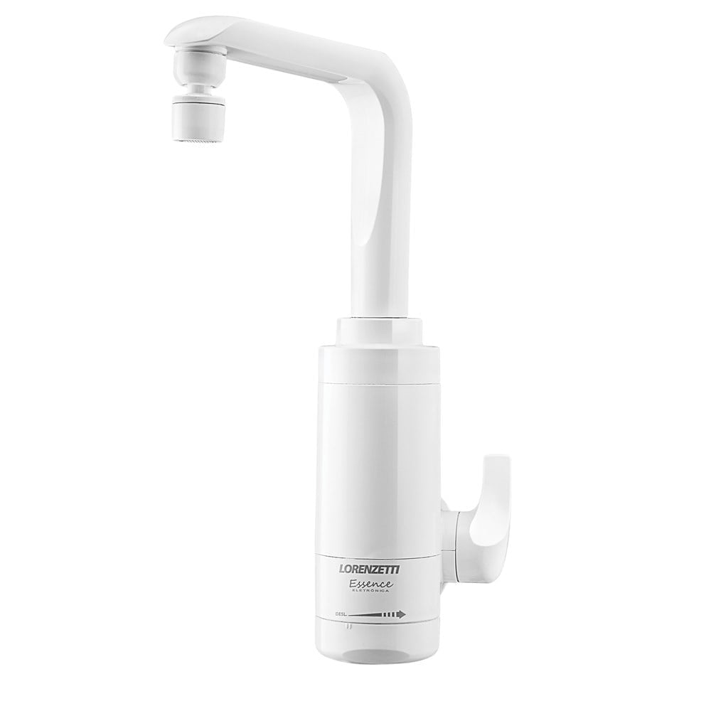 Torneira Elétrica Lorenzetti Essence Parede 220V 5500W Branca 7551027