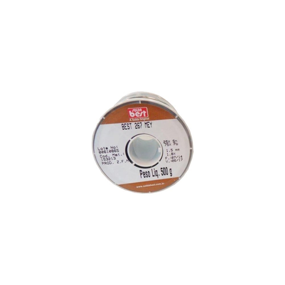 Solda Best Carretel 1.5MM Marrom 500G 153213