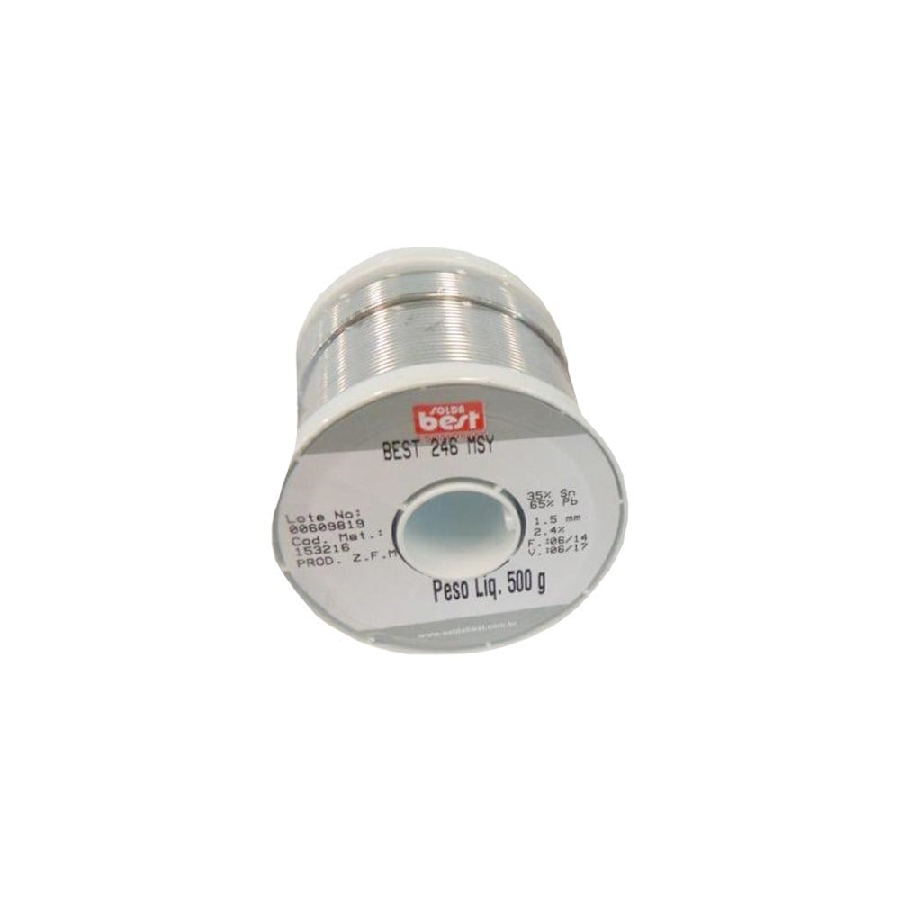 Solda Best Carretel 1.5MM Verde/Cinza 500G 153216