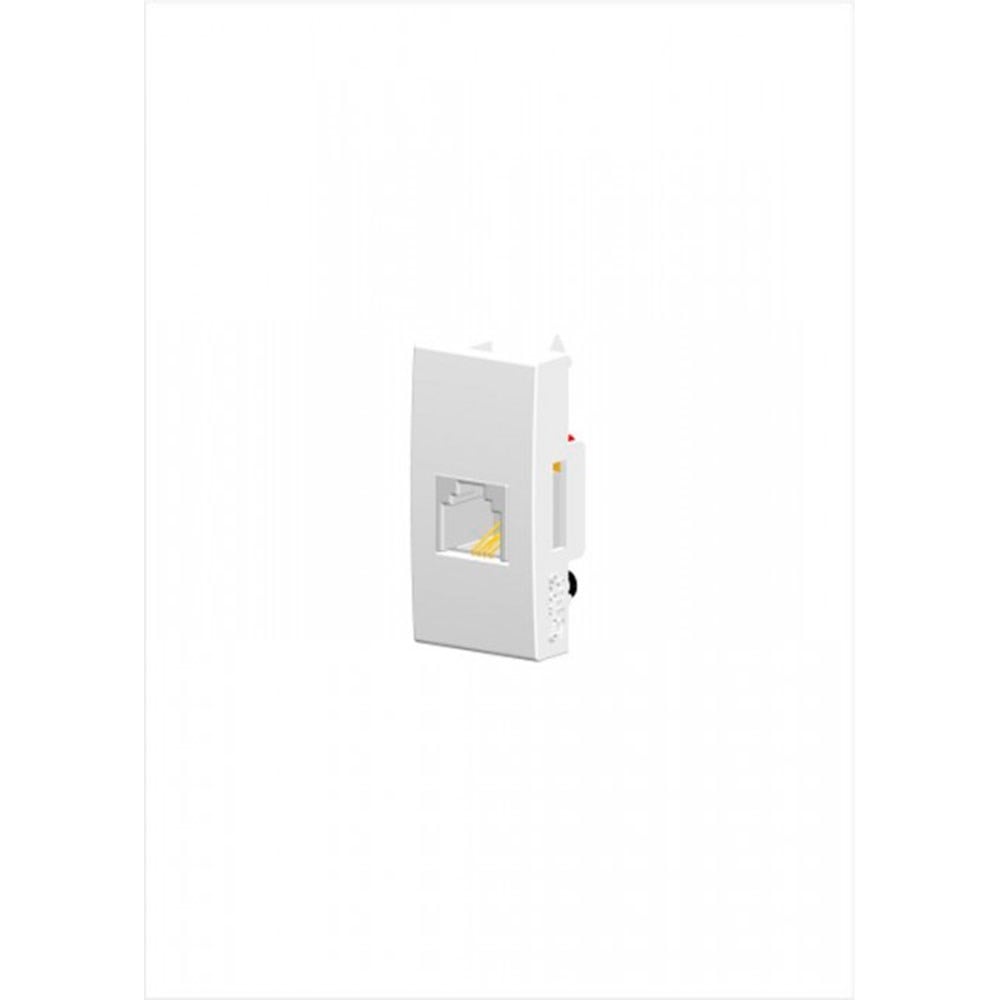 Módulo Alumbra Siena Branco (Tomada Rj45 Branco) 6168