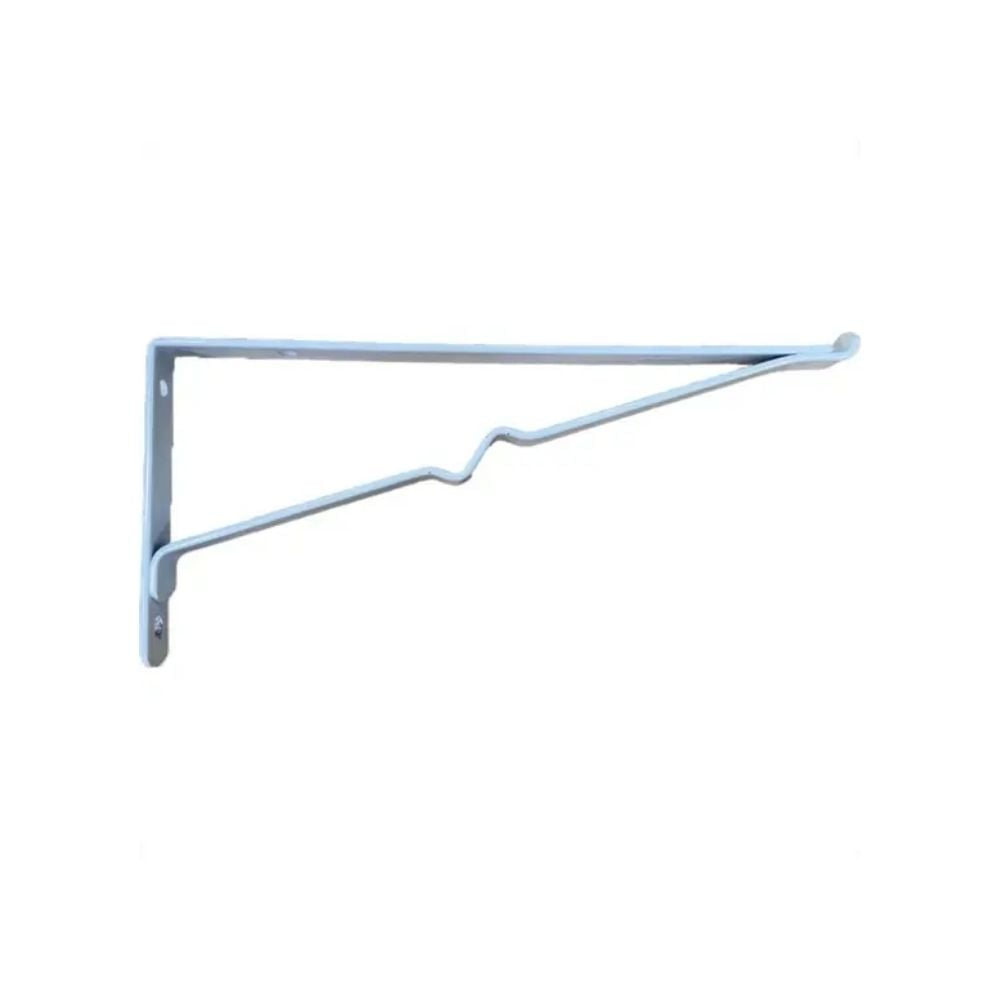 Suporte Prateleira Roloflex - P/ Vidro Branco 20cm | 3256