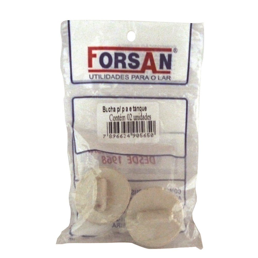 Tampa Pia / Lavatório Forsan Borracha 1.3/8" 2 Peças 0064C