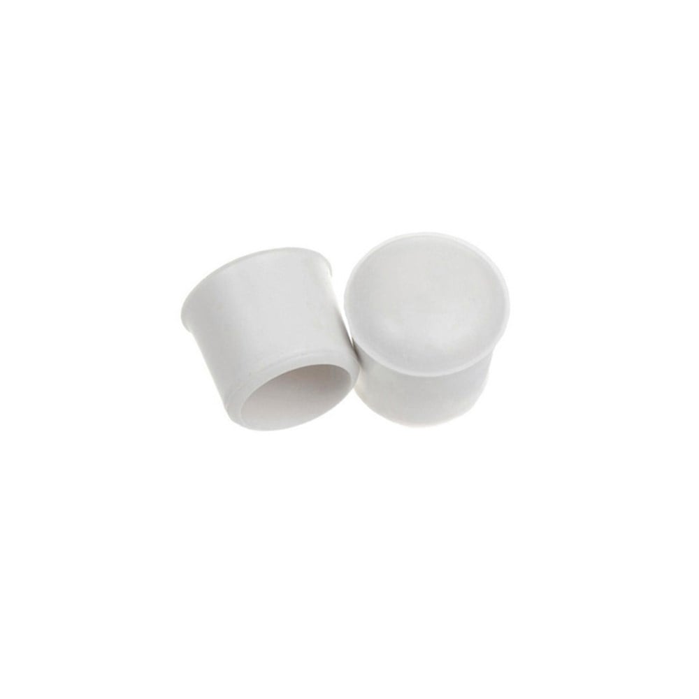 Ponteira Cadeira Forsan Borracha Branca (H) 1.1/4" 2 Peças 0056CB