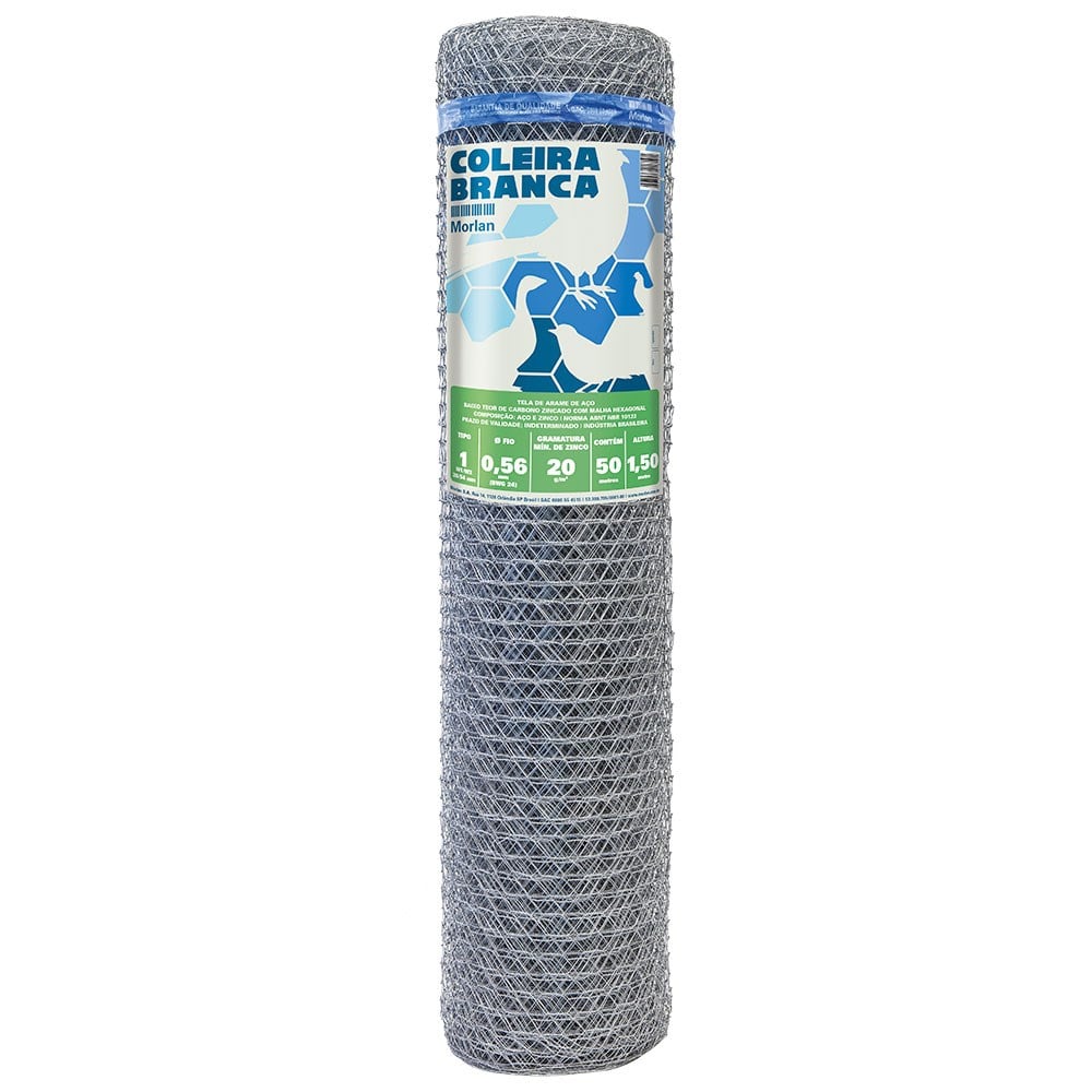 Tela Arame Morlan Pinteiro 1x24x1.5 50m 1819
