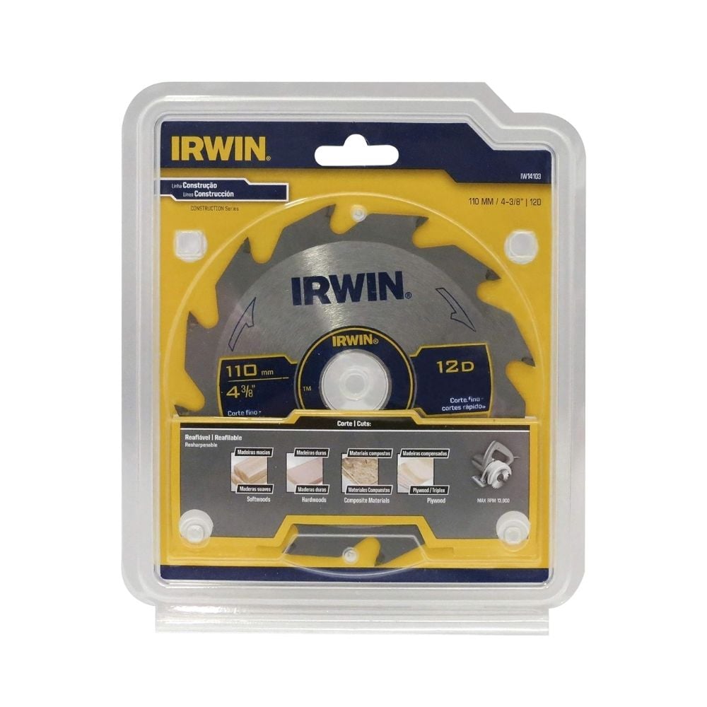Serra Circular Widea Irwin 4.3/8x12Dx20 | IW14103