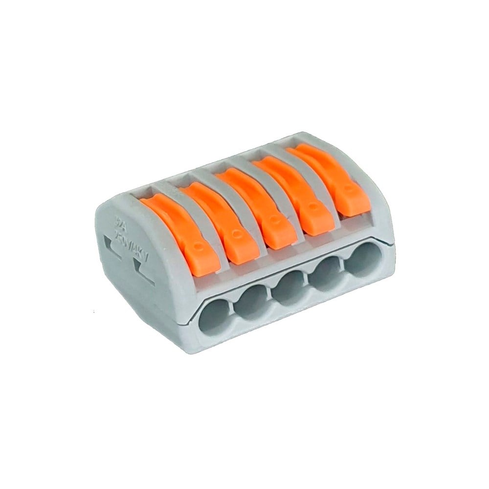 Conector Emenda Asantos Flow 5POLO 4mm com 2 Peças 3215