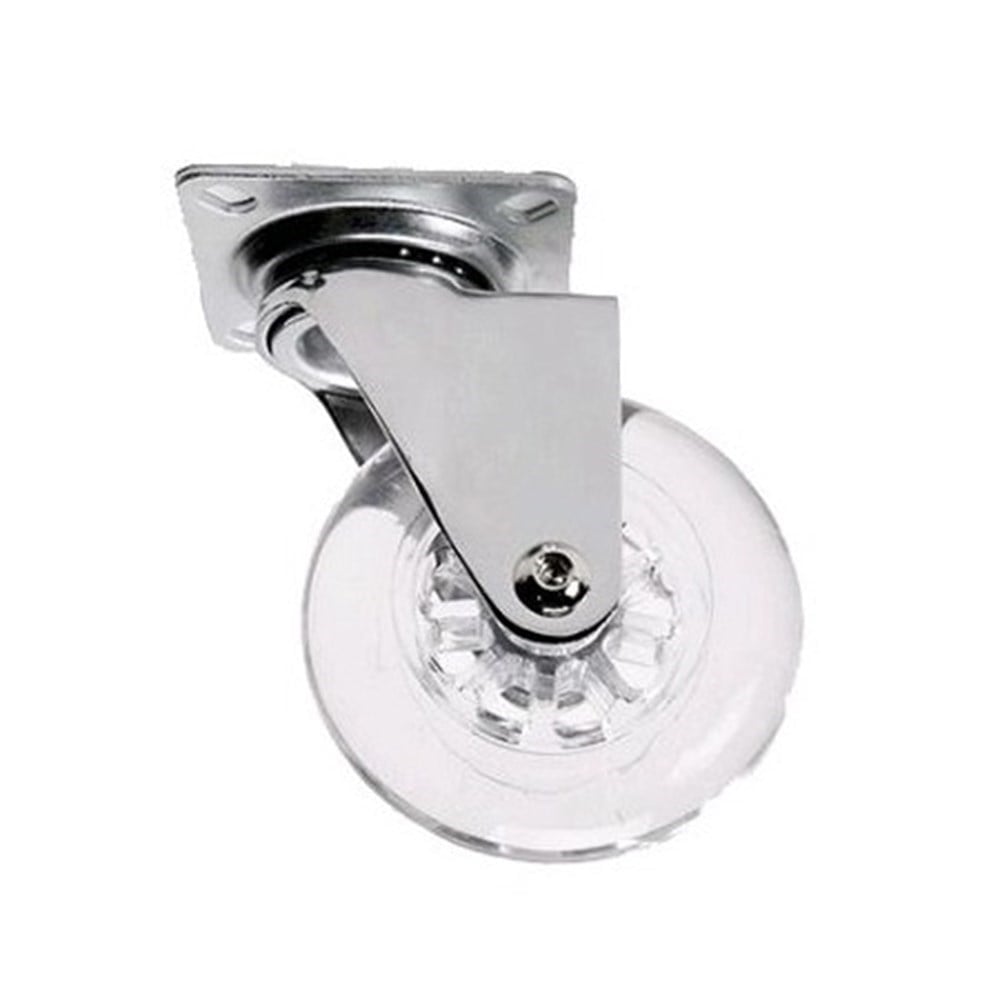 Rodízio Gold Silicone Base Giratório sem Trava 50 SGC140002