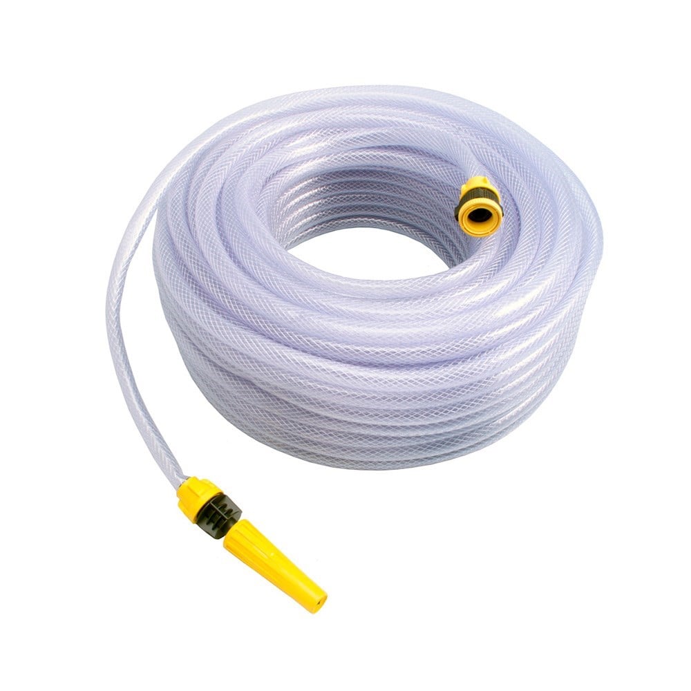 Mangueira Água Ibira Trançada 1/2" Transparente 10m 1701