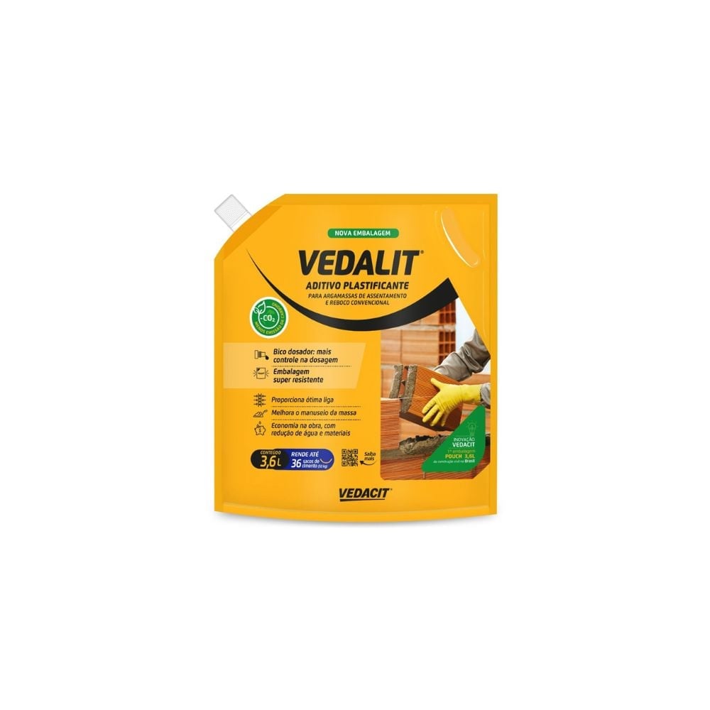 Aditivo Plastificante Vedacit Vedalit 3,6L | 121936