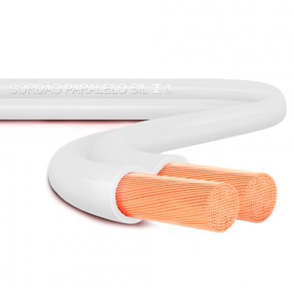 Fio Paralelo Sil 2x0.75mm Branco 100m 5014003