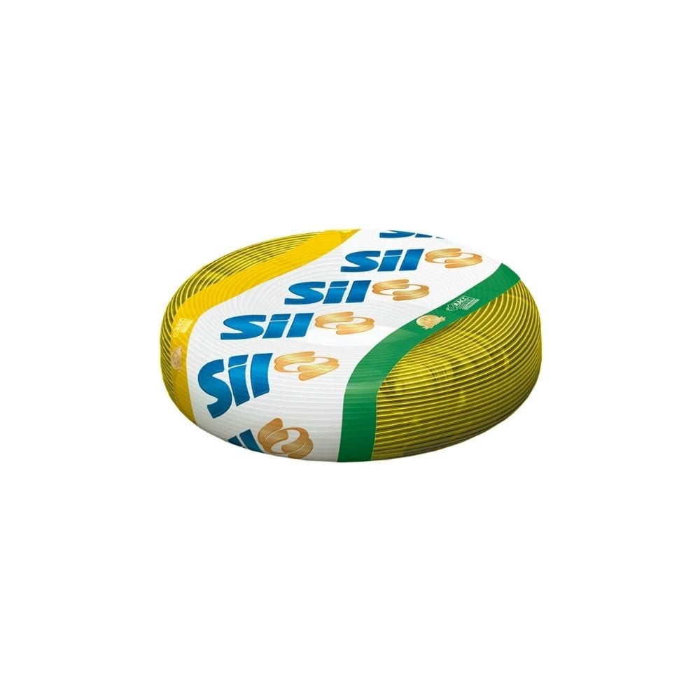 Fio Cabo Flexível SIL - 2,5 Amarelo 100M | 3018007