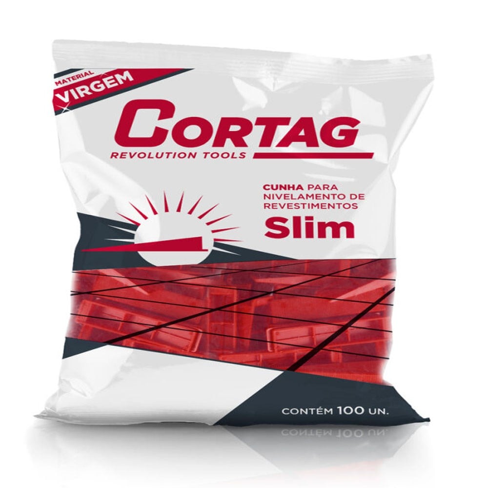 Cunha Niveladora Cortag Slim com 100 Peças 61538