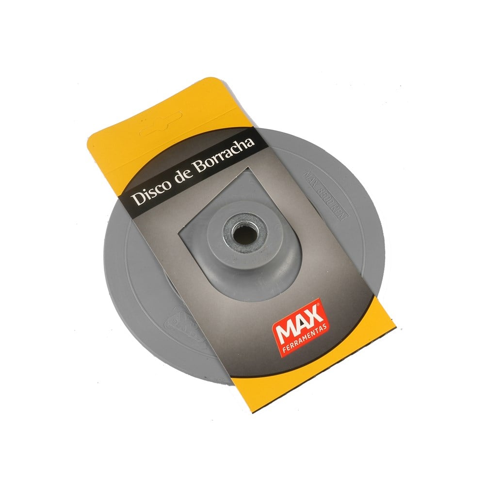 Disco Borracha Max 7" Rígido para Esmerilhadeira 15210