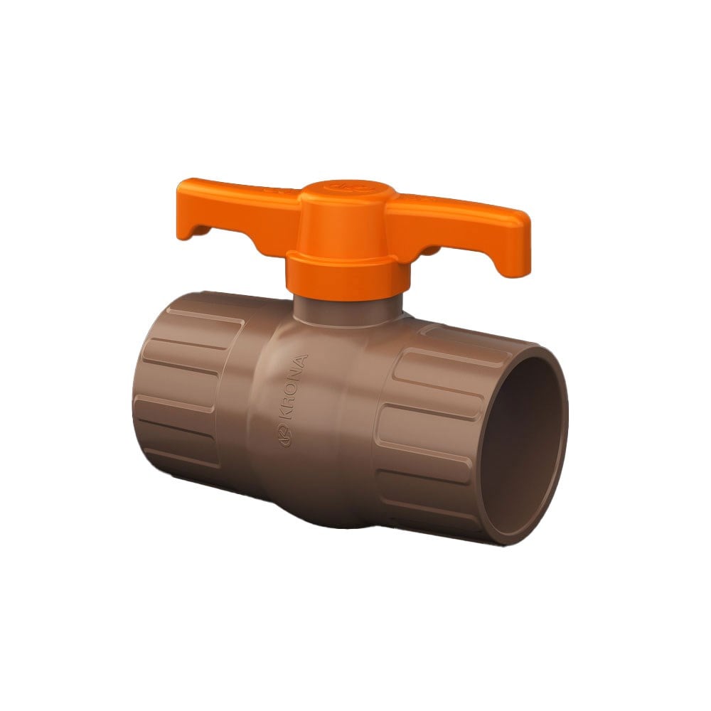 Registro Esfera PVC Krona 50mm Liso Liso 544