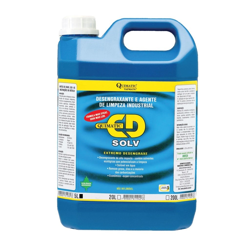 Desengraxante "Liquido" Industrial Quimatic 5L DS2