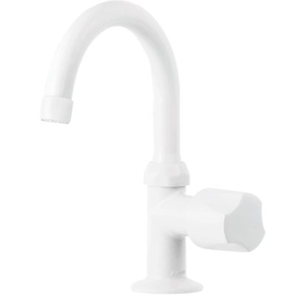 Torneira ABS Bica Móvel Lavatório Viqua Branca Foz 1110702