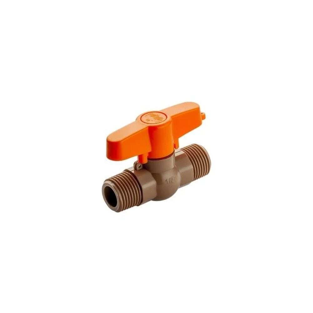 Registro Esfera PVC Herc Rosca Externa 1/2" 3188 - imagem 1