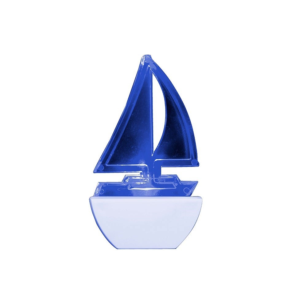 Abajur Noturno Brasfort LED Barco 220V Azul | 8653