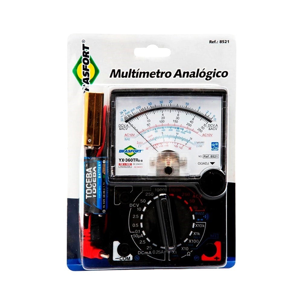 Multimetro Analógico Brasfort Profissional 8521