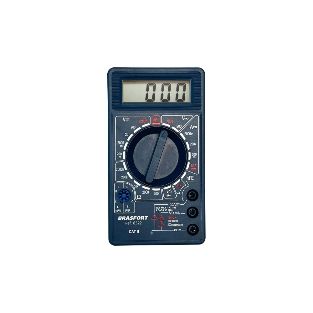 Multimetro Digital Brasfort Profissional 8522 - imagem 1