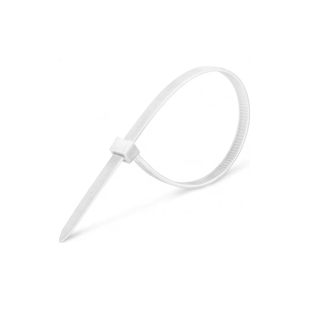 Abraçadeira Nylon Brasfort Branca 2.5x 80 100 Peças 8624 - imagem 1