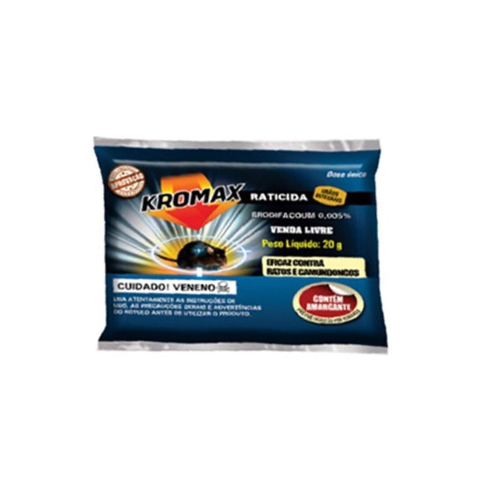 Mata Rato Kromax Girassol 50 Pacote 20g | 013-001