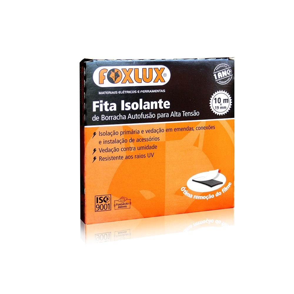 Fita Isolante Foxlux Auto Fusão 10MX19MM 10.53