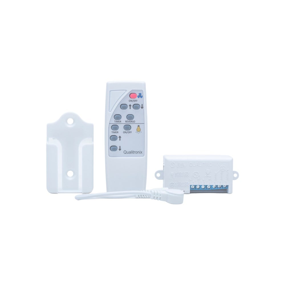 Controle Remoto Ventilador Branco Qualitronix