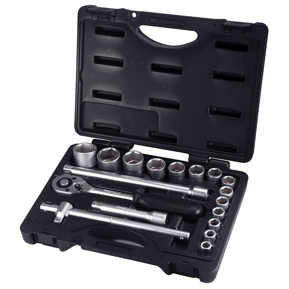 Soquete Waft Sextavado com Catraca 1/2" com 18 Peças 6342