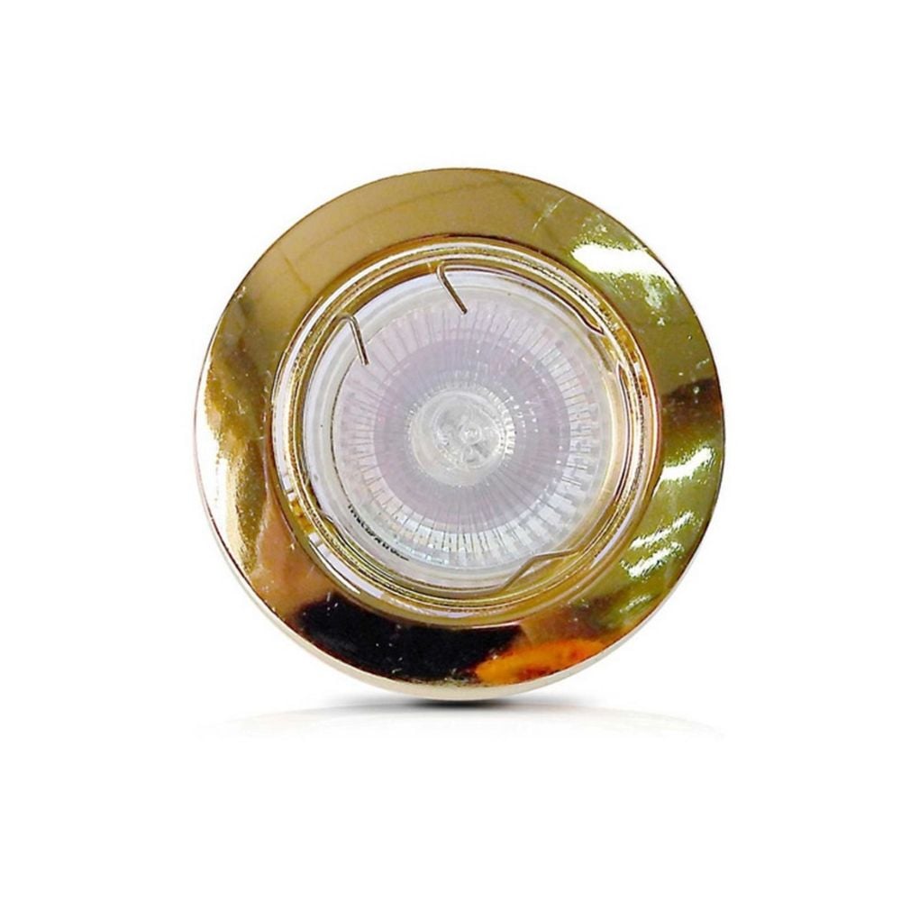 Spot Dicroica Águia Fixo R16 50W Dourado Embutir | 0871021-0 - imagem 1