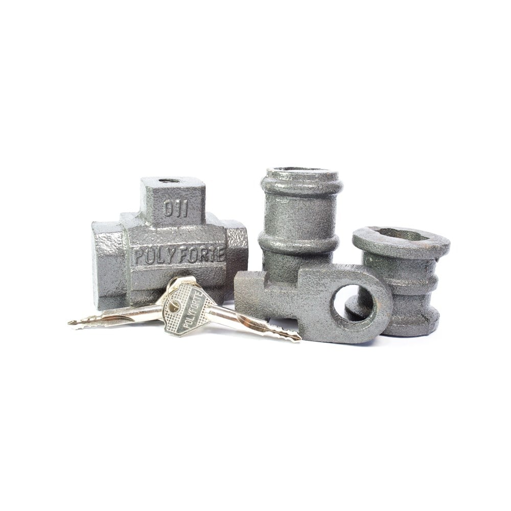 Cadeado para Porta de Aço Polyforte King 69011