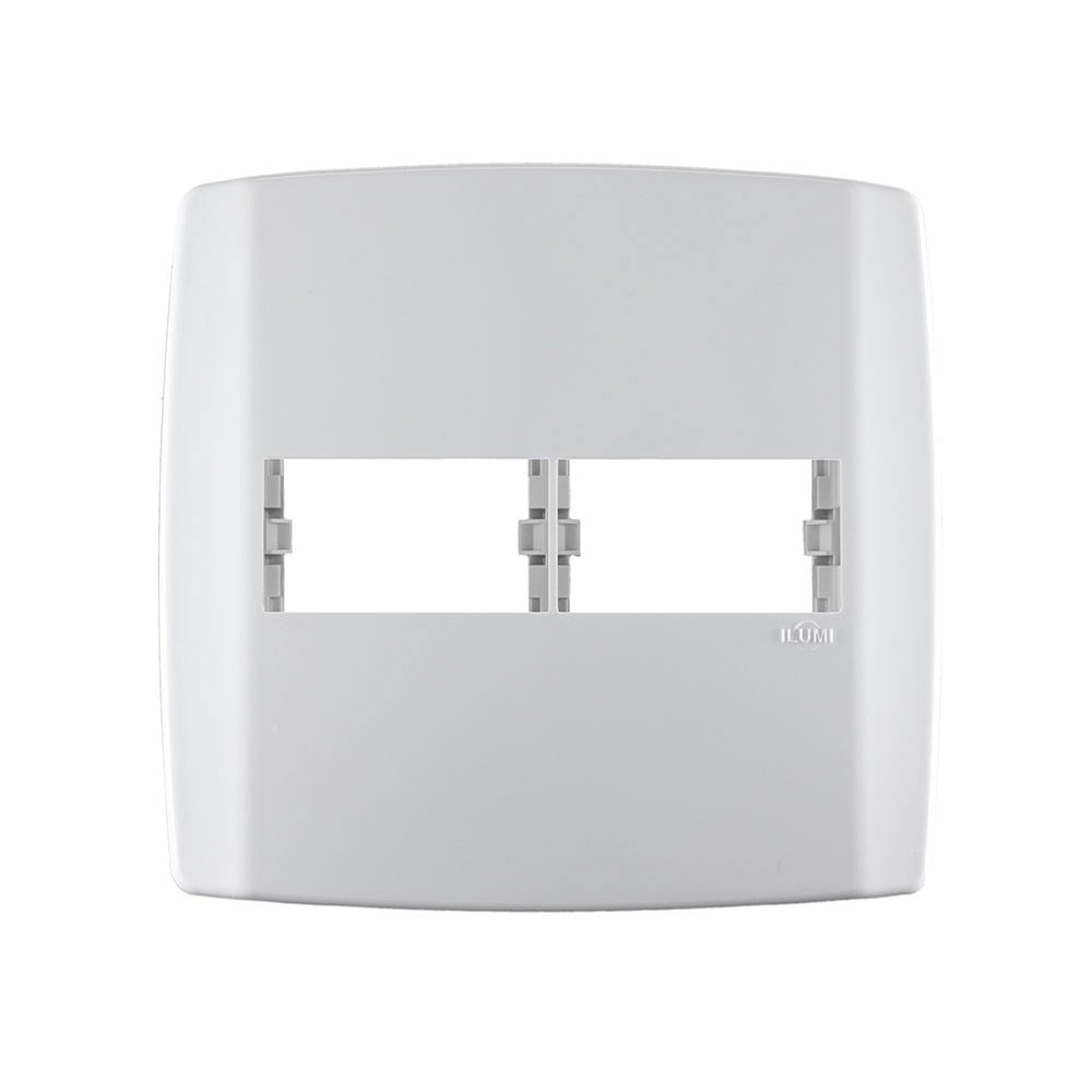 Placa Ilumi Slim 4X4 Branca (2 Modulo Horizontal) 83060