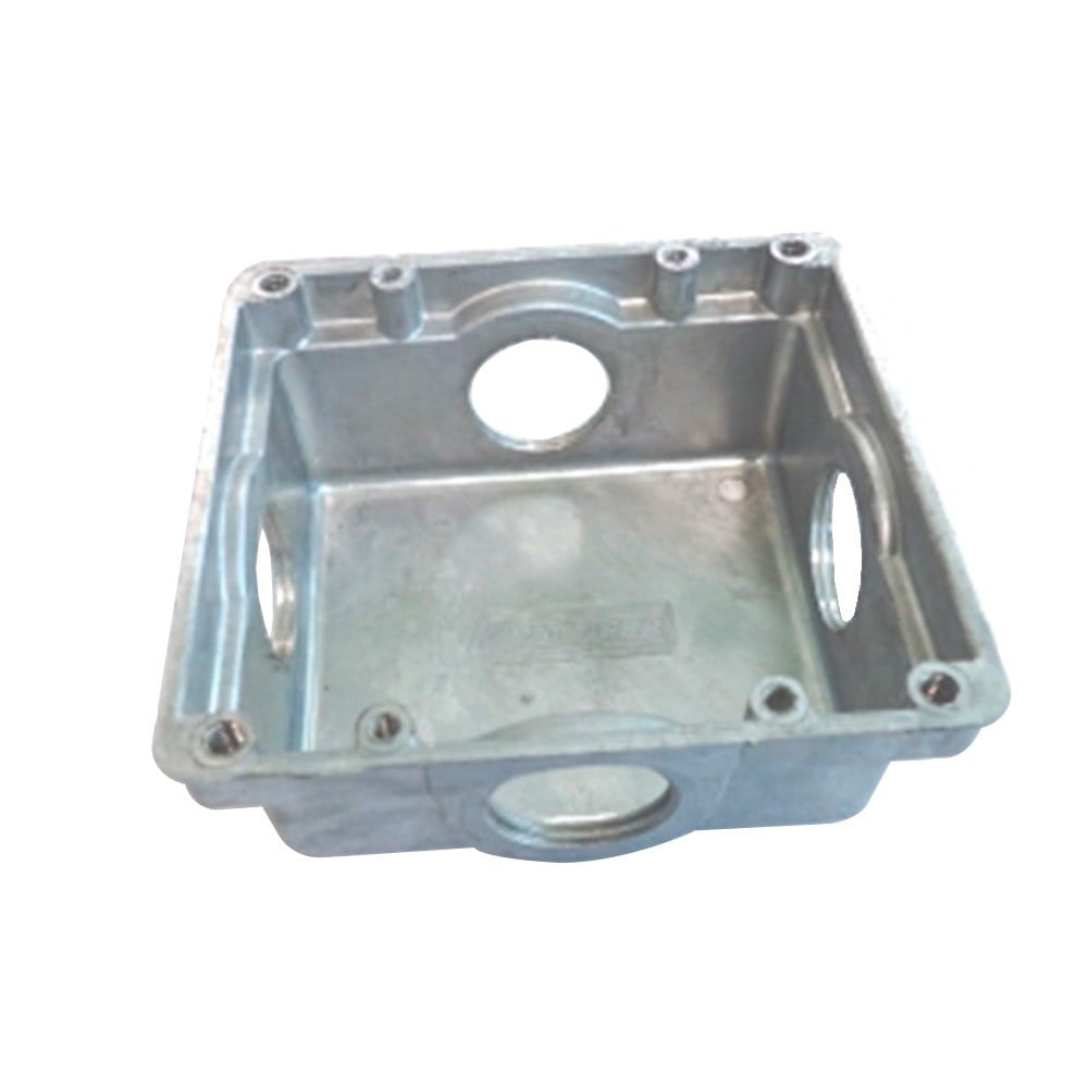 Caixa Piso Alumínio Fundido 4x4 Baixa X 3/4" cps44x34