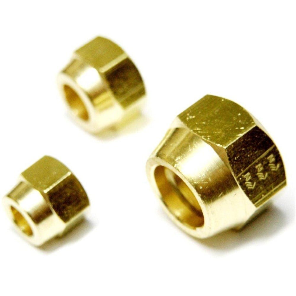 Porca Gás para Tubo 3/8"ROSCA 5/8 com 4 Peças 188