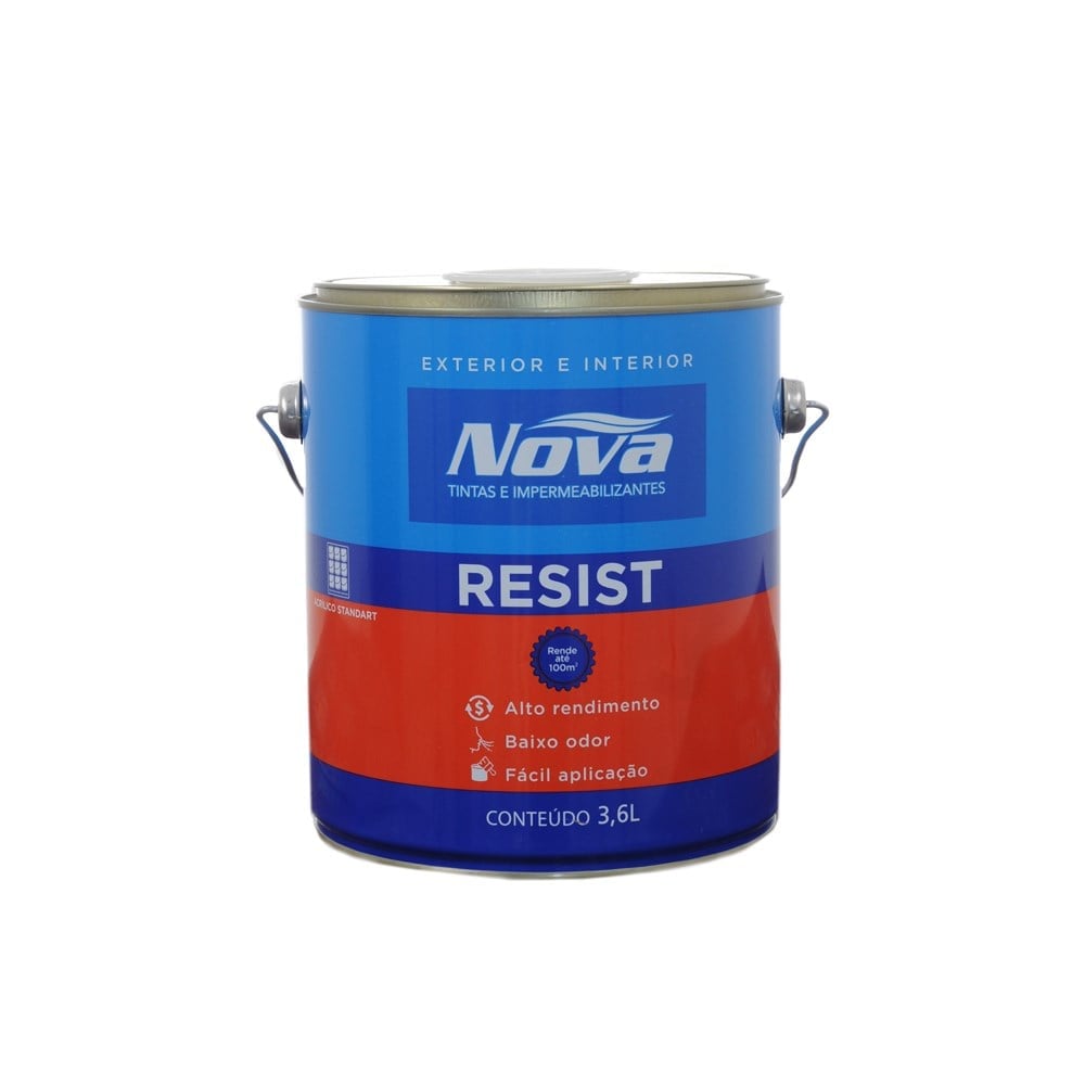 Tinta Novatintas Acrílica Standard Resist Interna/ Externa 3.6L Branca 200000000404