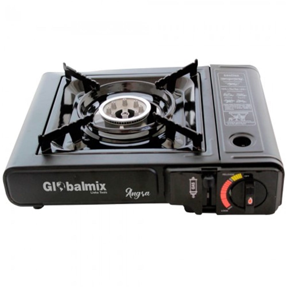 Fogareiro 1 Boca Globalmix Gás Acendedor Automático GT100