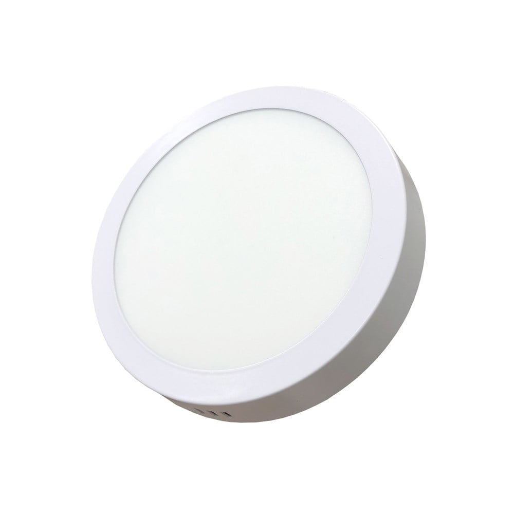 Luminária LED Plafon Perkon Externo Redondo 12W 3000K 17cm | 1223